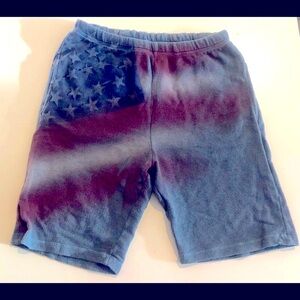 Happiness Casual Shorts American Flag 4th July Men Blue Red M Valentine’s Day